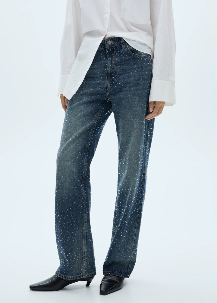 EIFFEL Rhinestone Jeans